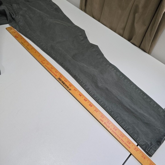 Flint and Tinder Pants Mens 31x30 (Fits 29x28.5) Green Slim Fit‎ Twill Casual - Picture 12 of 14